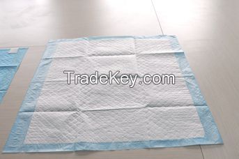 Disposable absorbent bed incontinence pads diaper nappies