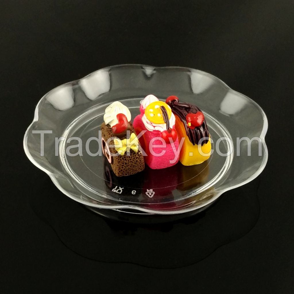 plastic disposable pattern candy dish