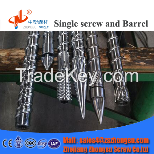 Injection screw barrel for plastic machine