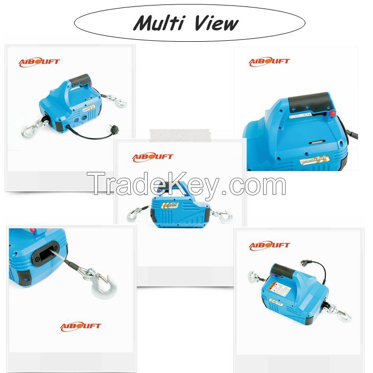 Electric winch with variable speed