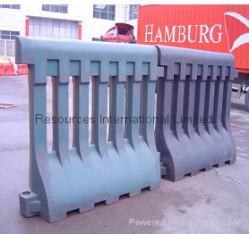 Water Filled Plastic Barrier