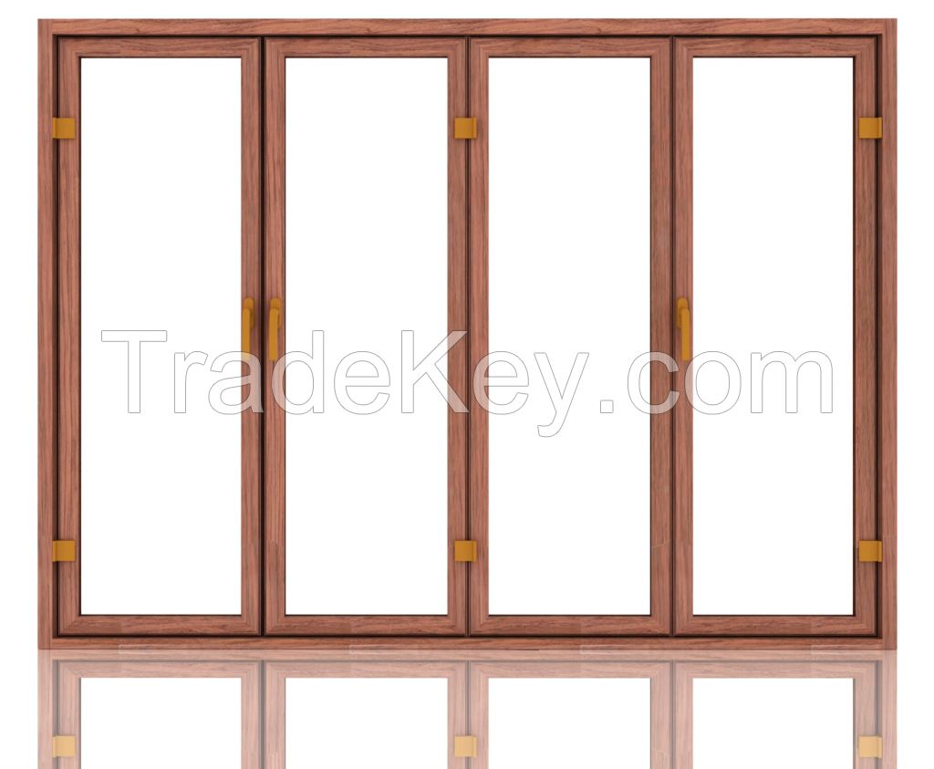 Wood with Aluminium Composited Folding Door