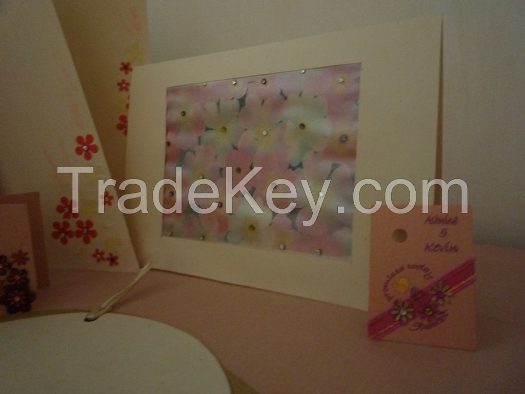 Handmade cards and enveloppes for all occasions