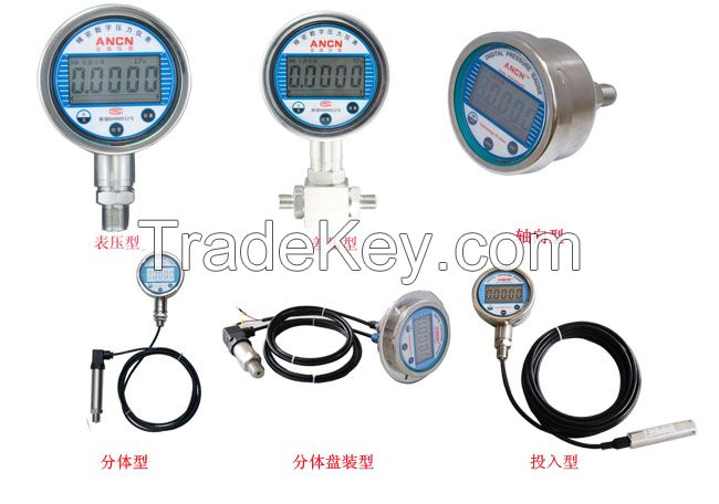 pressure gauge / pressure transmitter for industrial use