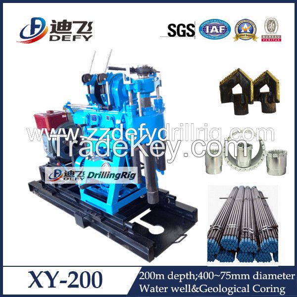 used portable ground water drilling machine from China