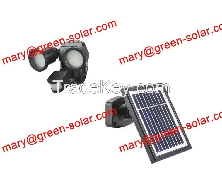 Solar Motion Sensor Light, Optional 2*8/2*12/2*50 LEDs, Adjustable Time/Lux/Sensitivity