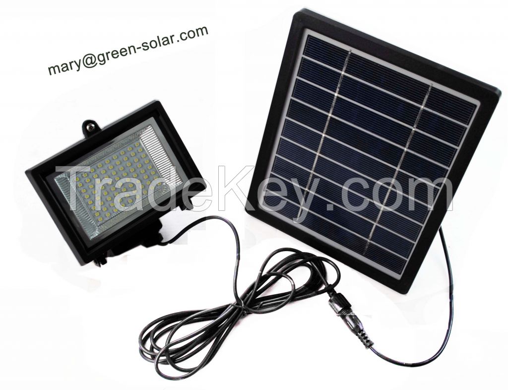 4W, 54pc LED Super Bright Solar Flood Light