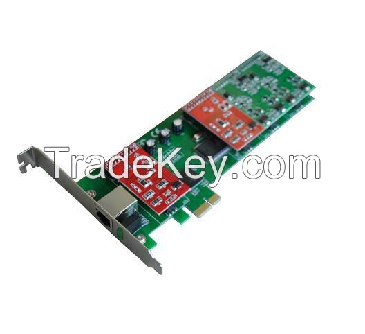 VP-TDM430E 4 Port FXO Asterisk Analog PCI-E Card 2U AXE410P