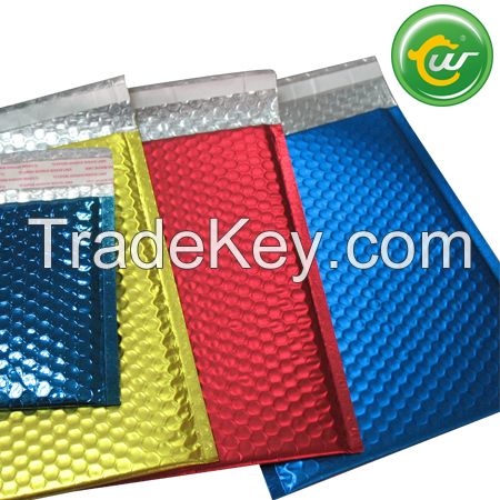 Metallic bubble mailers