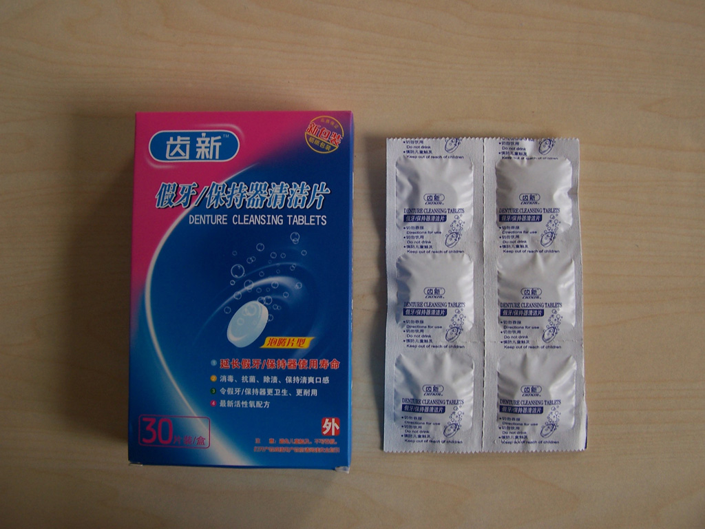 denture cleansing tablets