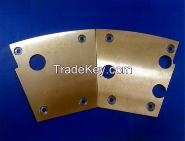 slide plate for segmented tire mold