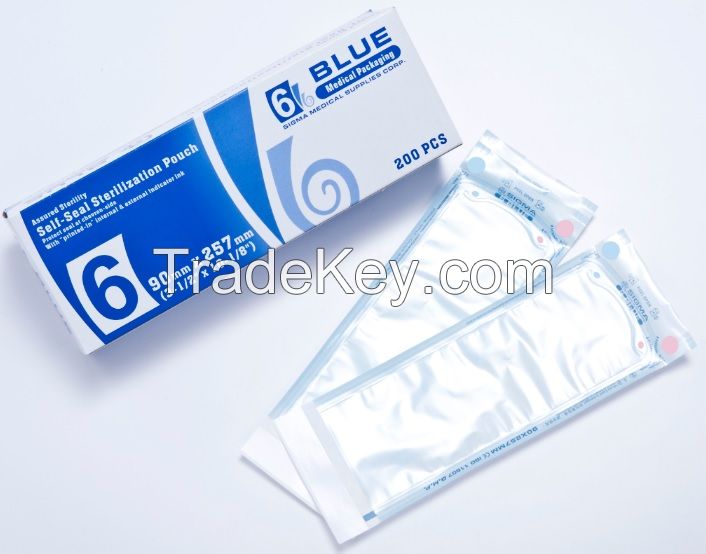 Medical Sterilization See-through Pouch in Heat-sealing Strip