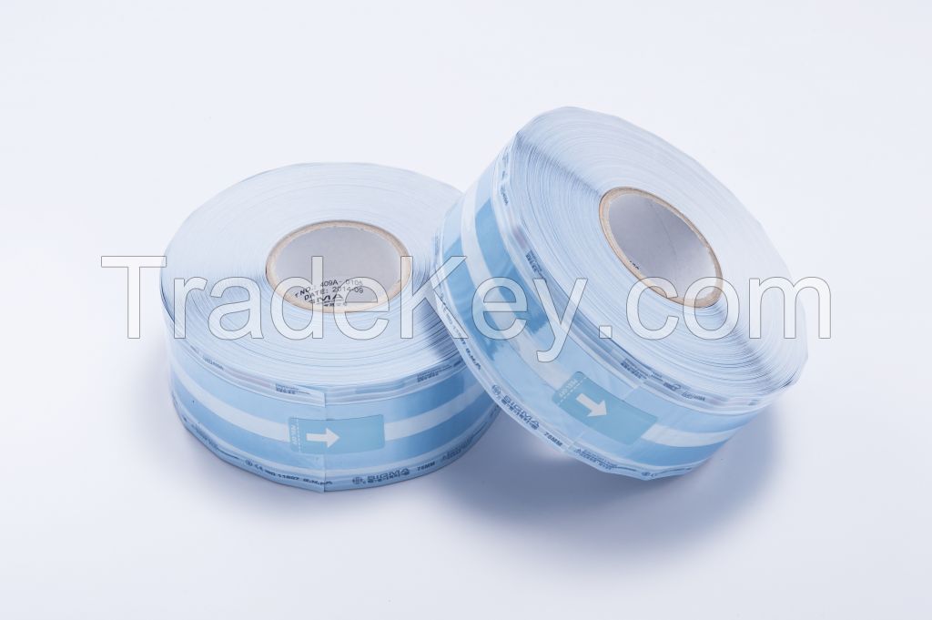 Gusseted Medical Sterilization Rolls (Self-Sealing Pouch)