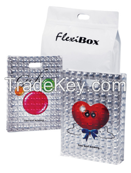 Holography Film and Bag for Gift or Cosmetic Packaging