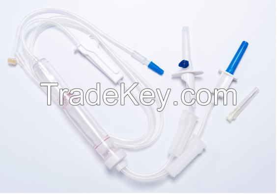 Bi-Lumen Transfusion Set with Regulator for Hospital Use