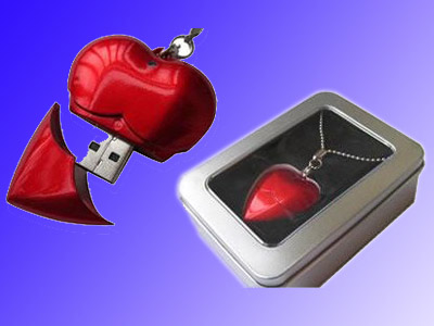 USB Flash Drive Heart Shape