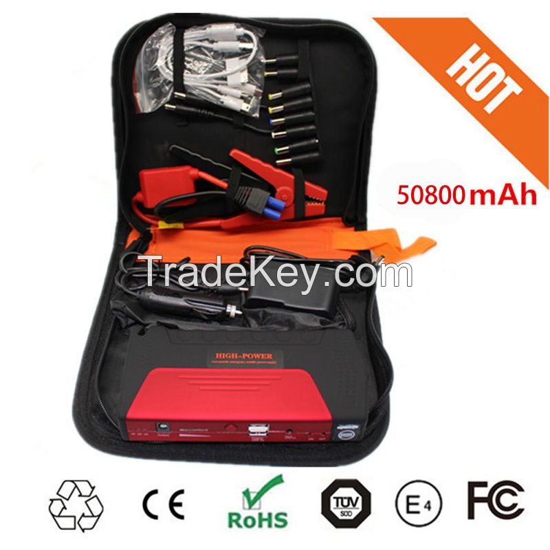 New arrival high capacity mini multifunction portable power jump starter, portable jump starter on sale with best price in china