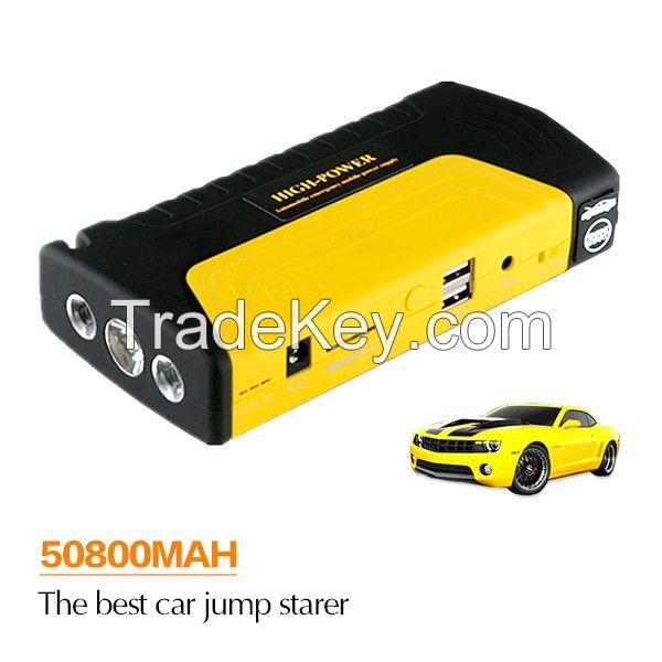 Multi-function portable mini high quality motorcycle car battery charger, jump starter karbe charging for camera selling in china