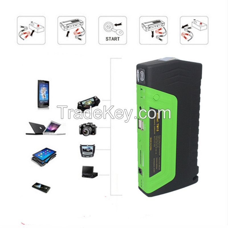 Multi-Function External Rechargeable mini portable Charger for car batteries, cable car battery on sale with low price 