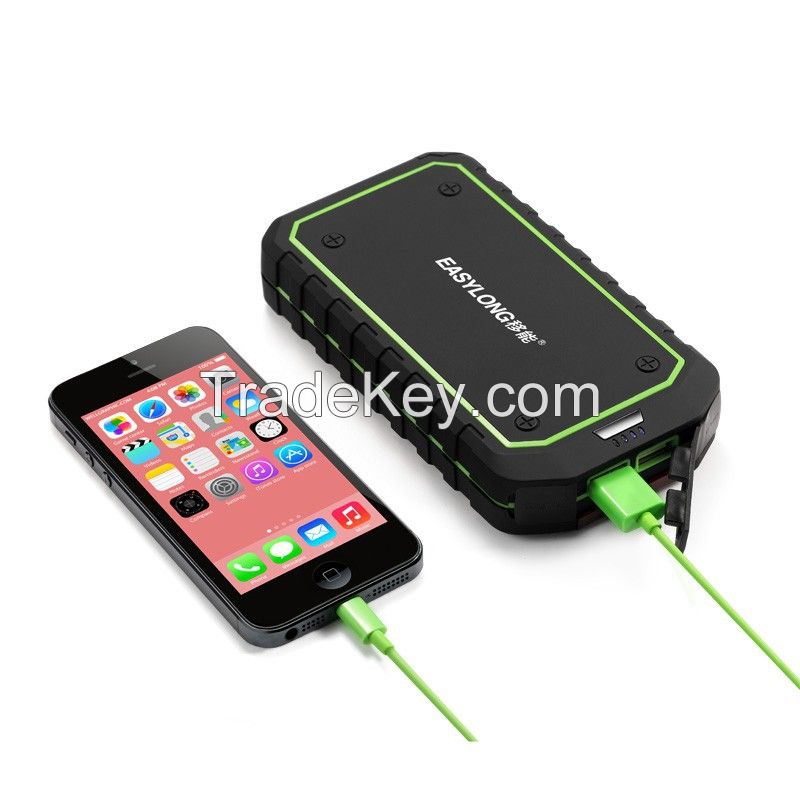 Multifunction portable 12v 10000mah  device to start portable car charger, mini car battery charger jump starter made in china selling with low price