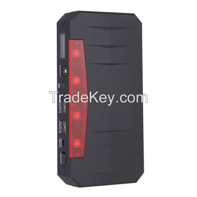 Good quality multifunction high power car starting current 300A jump start, car battery power bank selling from china with low price 