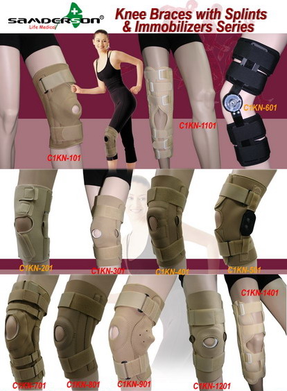 Knee Braces with Splints & Immobilizers Series