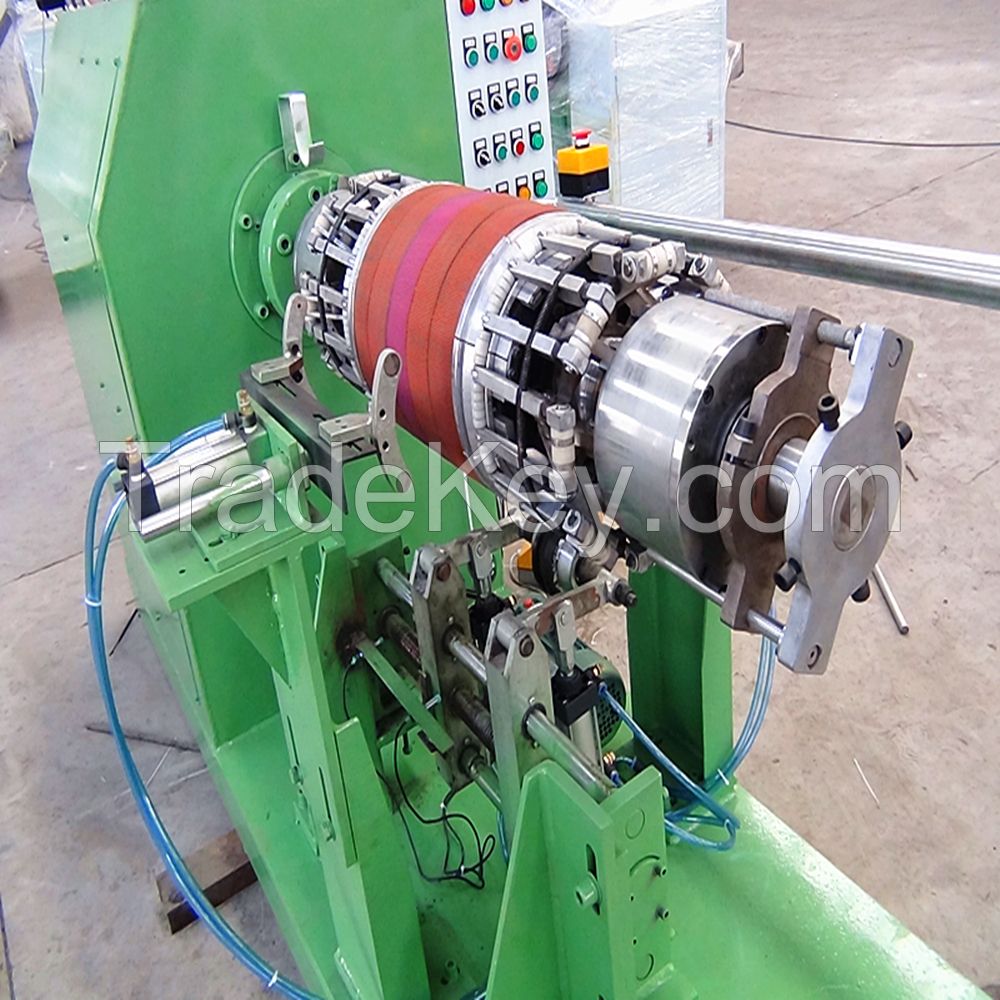 Mtorcycle tire spring turn-up building machine