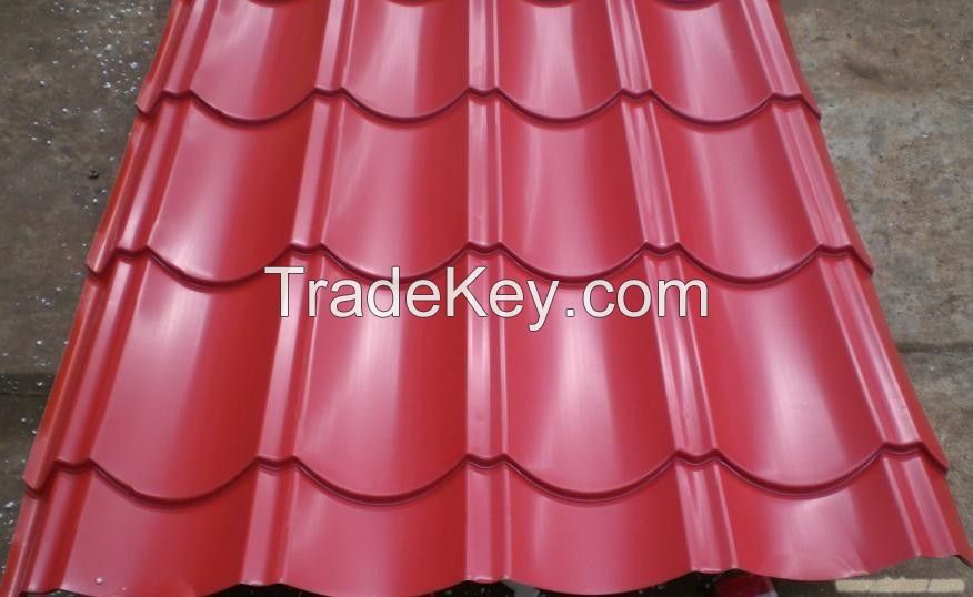 Color Coated Corrugated  steel roofing sheet