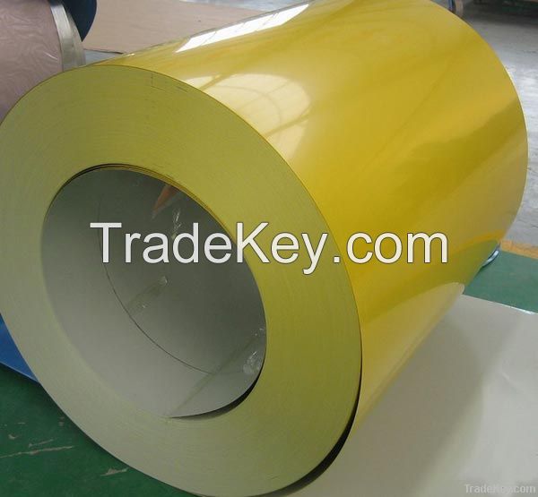 Pre-painted galvanized steel coils (PPGI)