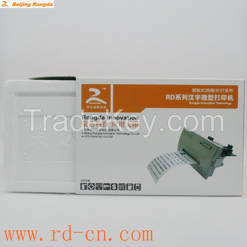 RD-DP Panel embedded thermal micro printers with TTL,RS232,485,Serial port,Parallel port interface