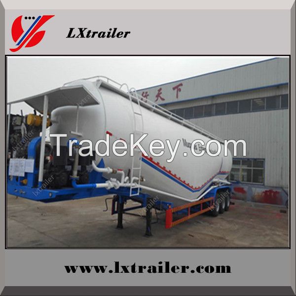 3 axles 50cbm V shape bulk cement truck trailer