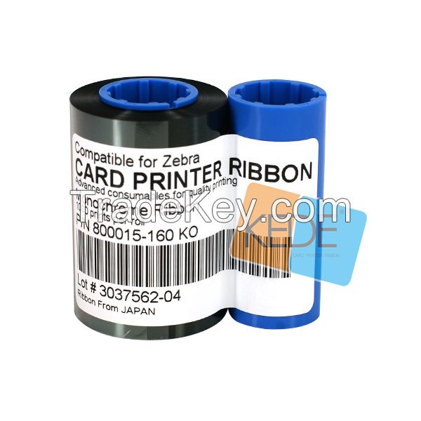 For Zebra P300 800015-160 KO compatible card printer ribbon