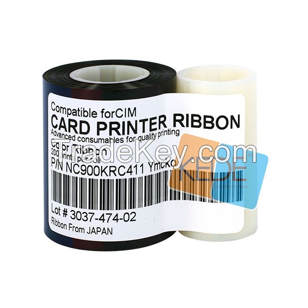 For CIM NC900KRC411 YMCKO  color card printer ribbon