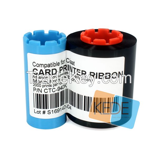 For Ciaat CTC-940 black compatible card printer ribbon
