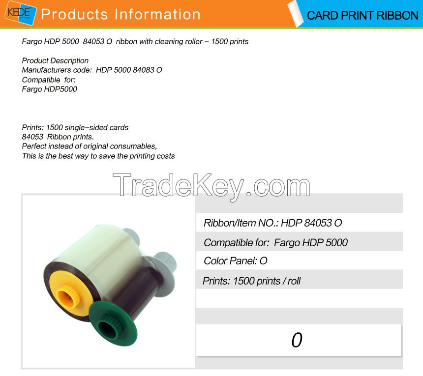 For FARGO Clear HDP retransfer Film compatible for HDP5000