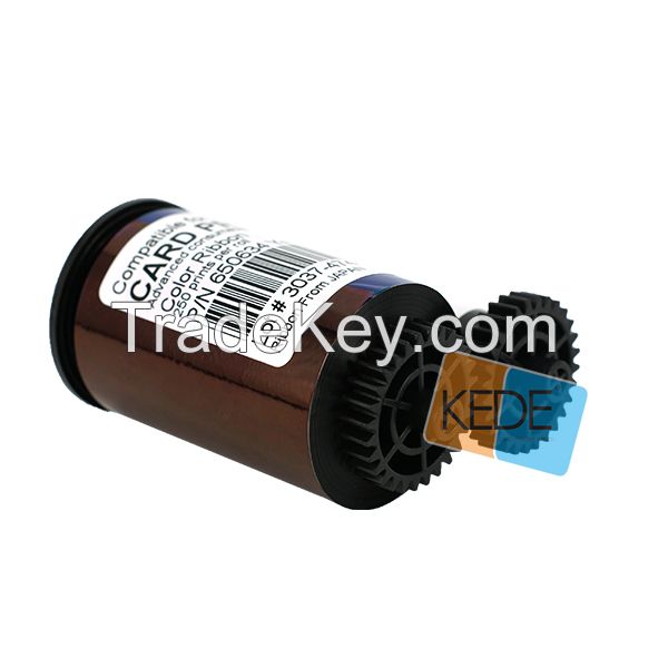 650634 color compatible ribbon for idp smart 50s printer 