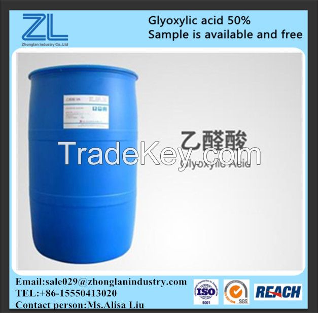 glyoxylic acid , CAS NO.:298-12-4