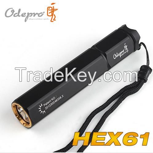 Odepro portable outdoor cycling led flashlight