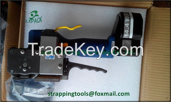 Battery powered plastic strapping tools for Polypropylene PP