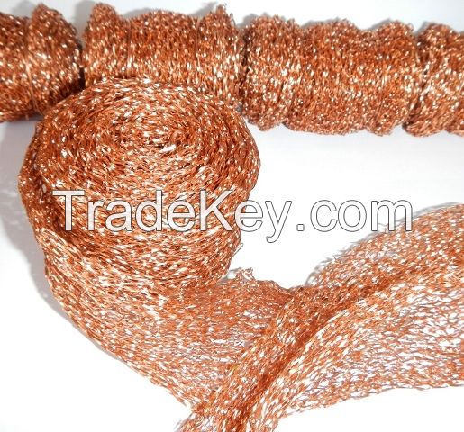 Copper flat wire mesh