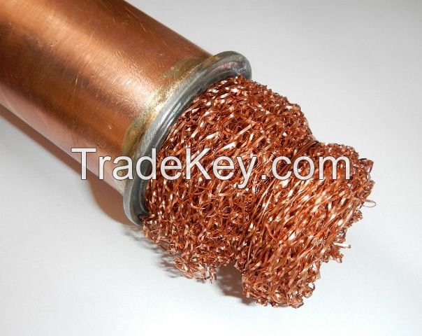 Copper flat wire mesh