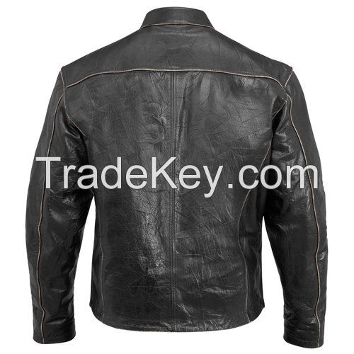 River Road Petro Distressed Leather Jacket