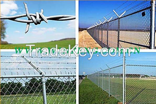 high security welded mesh airport fence 
