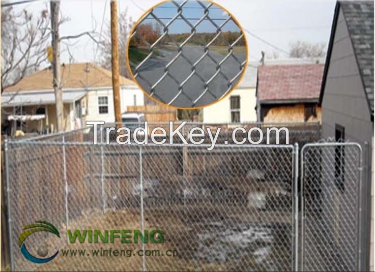 High quality and standard chain link fence, wire mesh fabric
