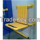 Hanging shape shower chair,Nylon hanging shower seat