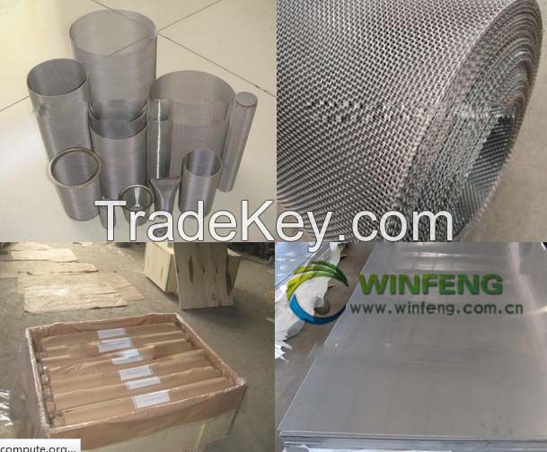 Stainless steel security screen window , window mesh