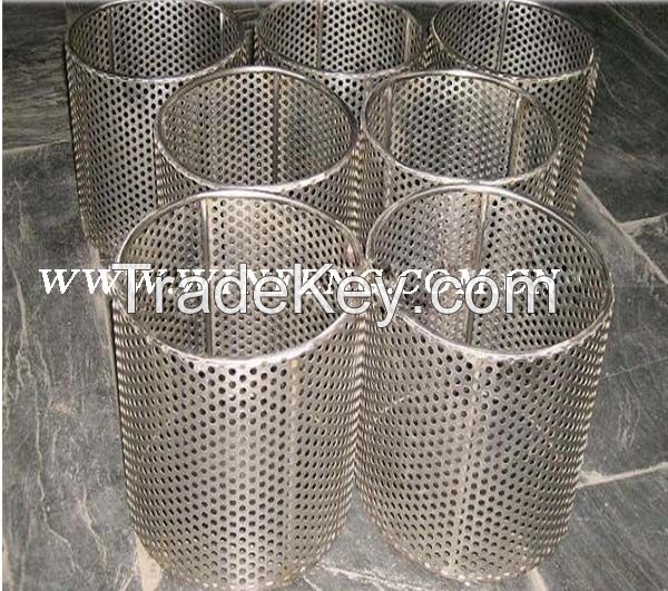 Round Hole Shape and Perforated Technique perforated metal mesh