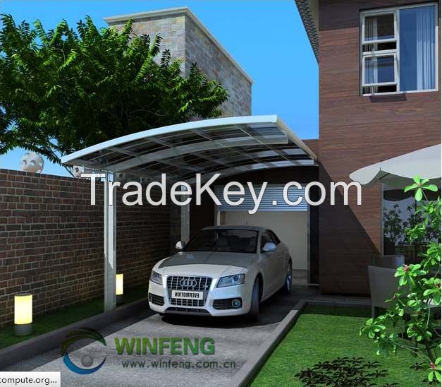 Window shape outdoor,poly-carbonate awning/canopy 