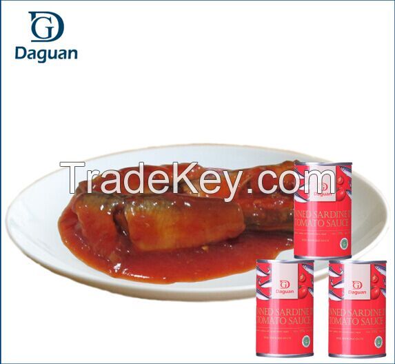 155g*50 Canned sardine in tomato sauce, sardine varieties with tomato sauce