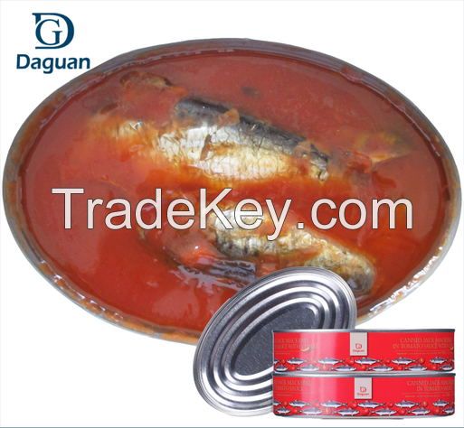 425g*24 oval can canned sardine in tomato sauce,soup sardine in tomato sauce 